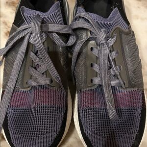 adidas Black and Purple Men's Sneakers